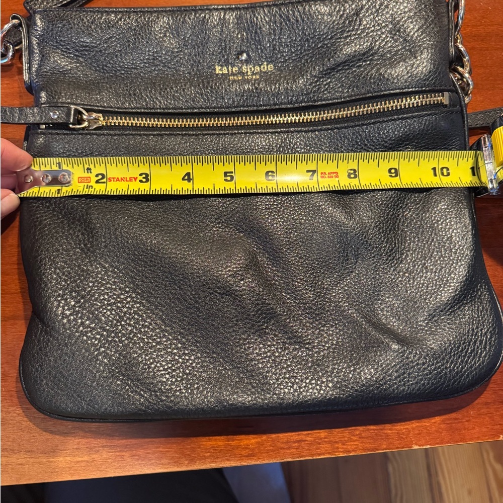 Kate Spade Black Crossbody Bag with Pebbled Leather - Picture 9 of 10